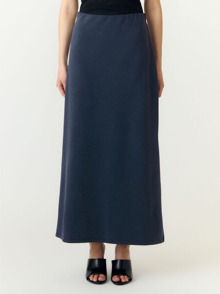 YAS YASCOZE HW  MAXI SKIRT, Navy Blazer, highres - 26041494_NavyBlazer_003.jpg