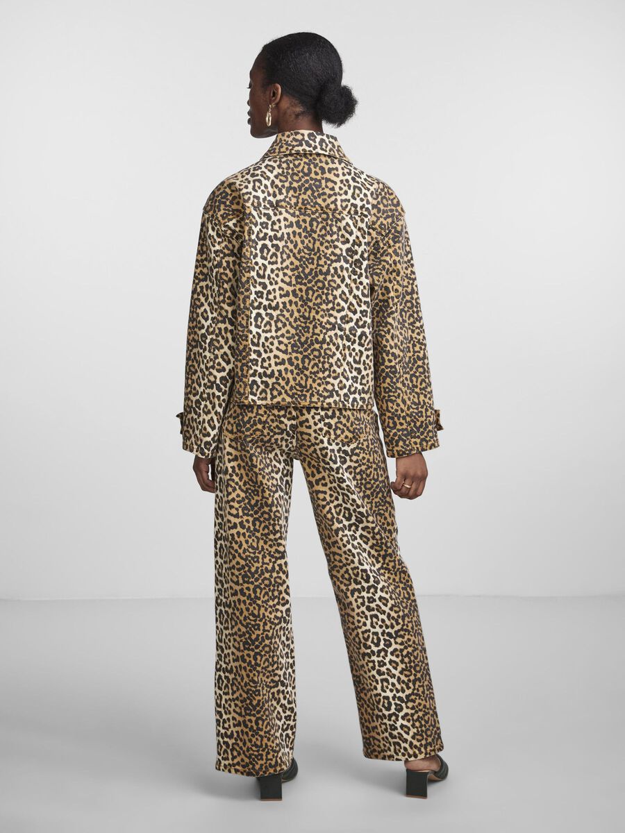 YAS YASLEONORA LEOPARD PRINT DENIM JACKET, Nomad, highres - 26031598_Nomad_1059713_004.jpg