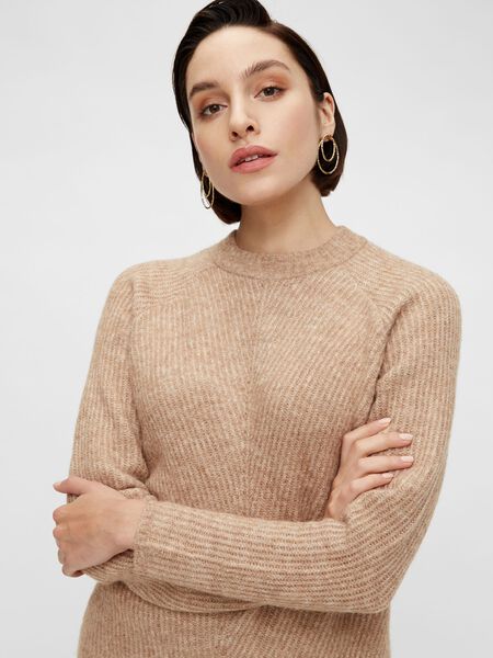 Y.A.S YASALLU KNITTED PULLOVER, Tawny Brown, highres - 26020865_TawnyBrown_003.jpg