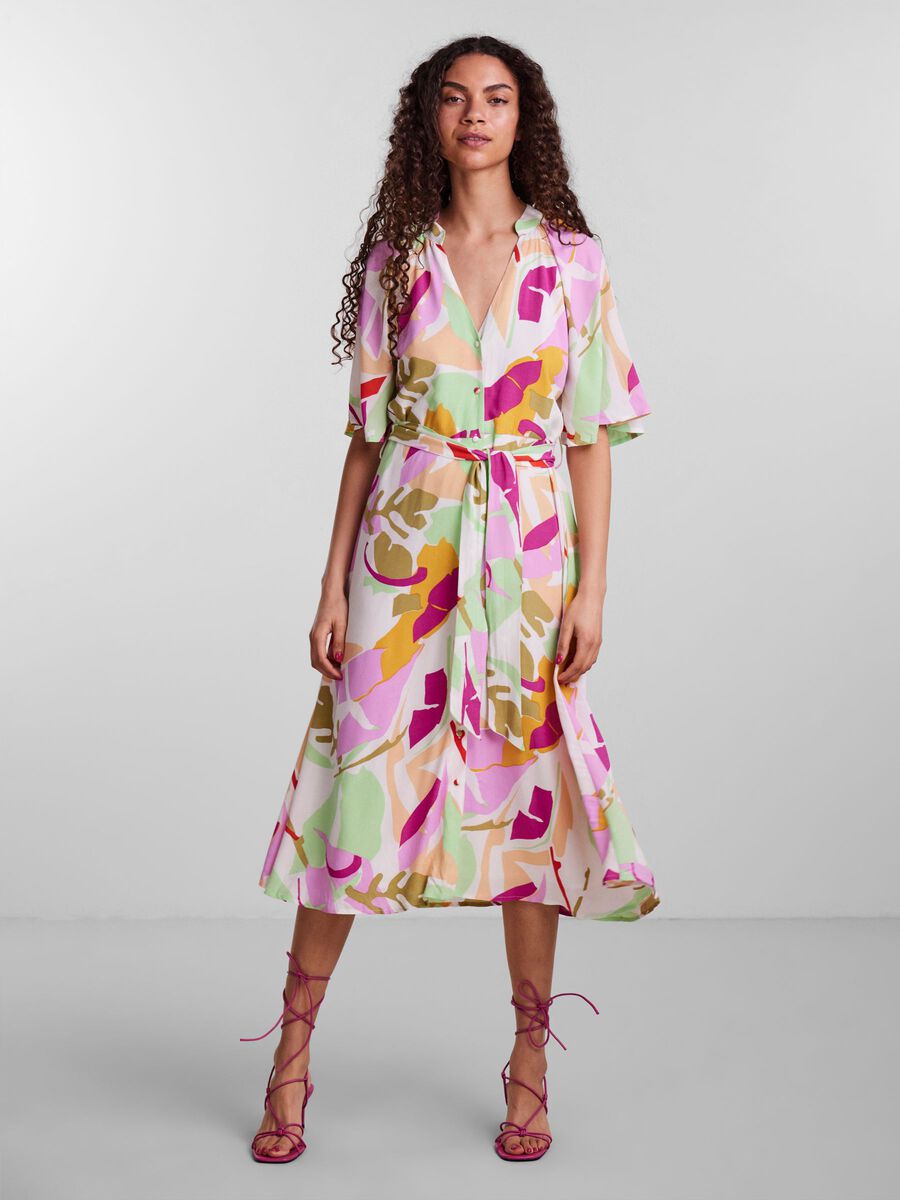 Y.A.S YASHOLIMA SHIRT DRESS, Eggnog, highres - 26026614_Eggnog_928372_003.jpg