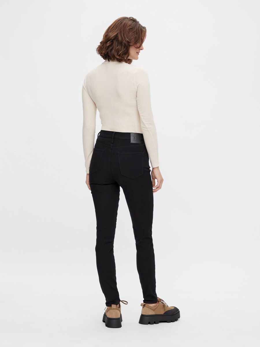 Y.A.S YASAYO SKINNY FIT JEANS, Black, highres - 26025091_Black_004.jpg