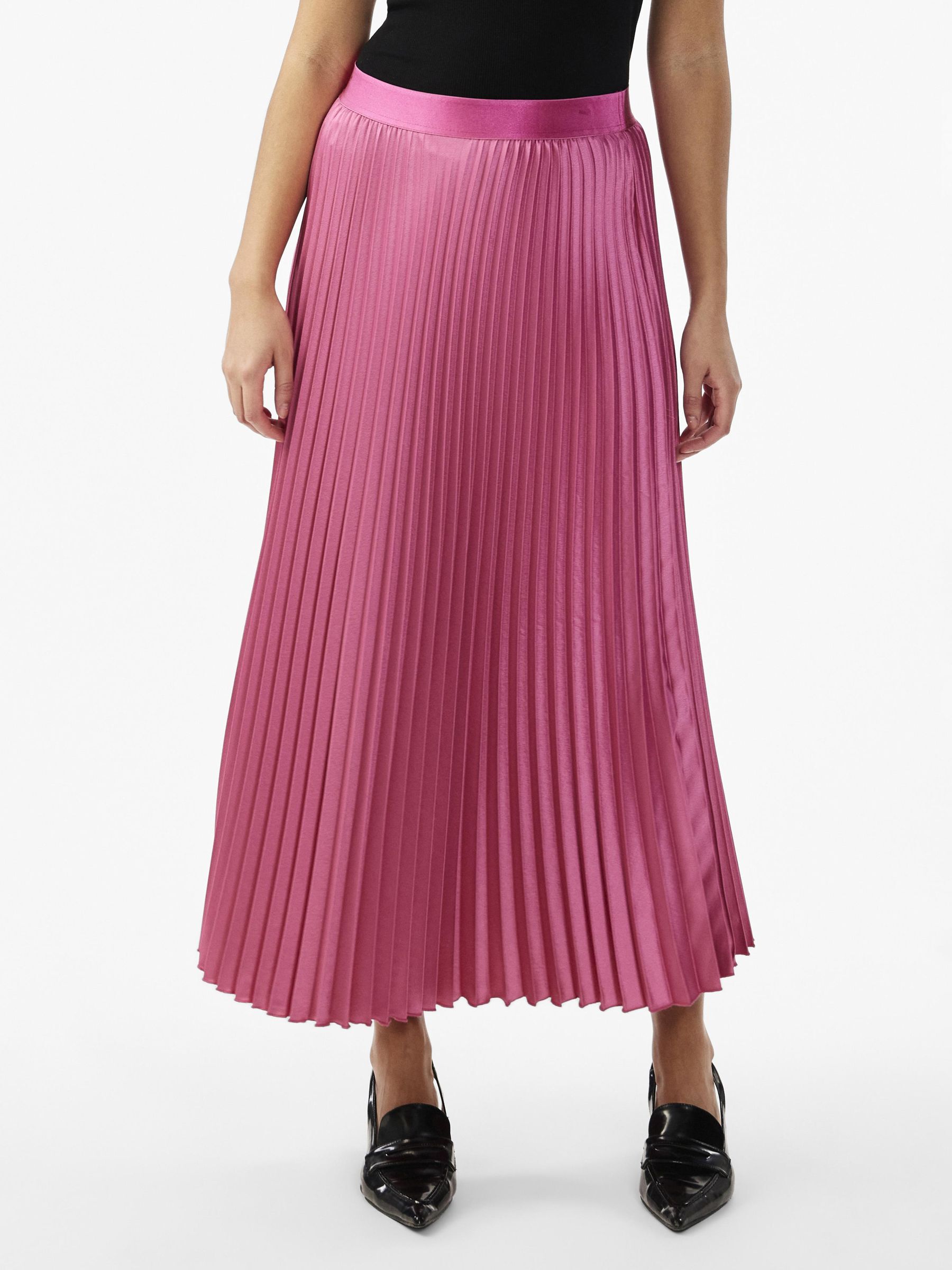M and s pink midi skirt outlet