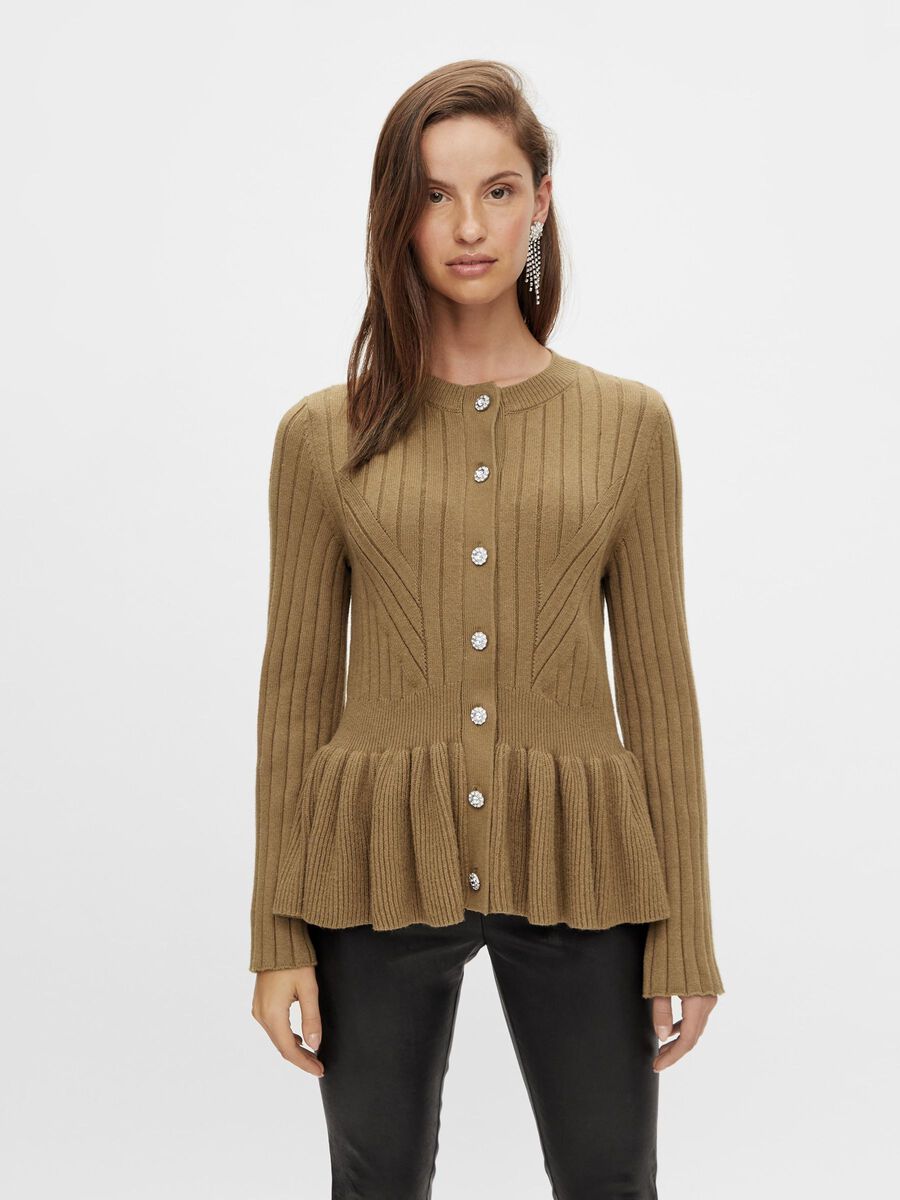 Carousel image - YASMULLA KNITTED CARDIGAN, Ermine | 1