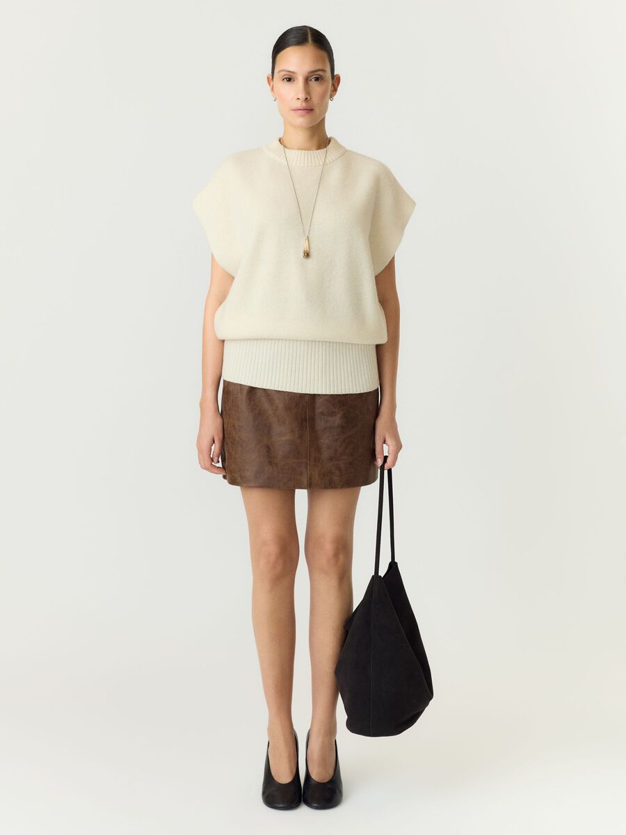 Carousel image 5 YASESLI WOOL BLEND  KNITTED VEST, Pristine