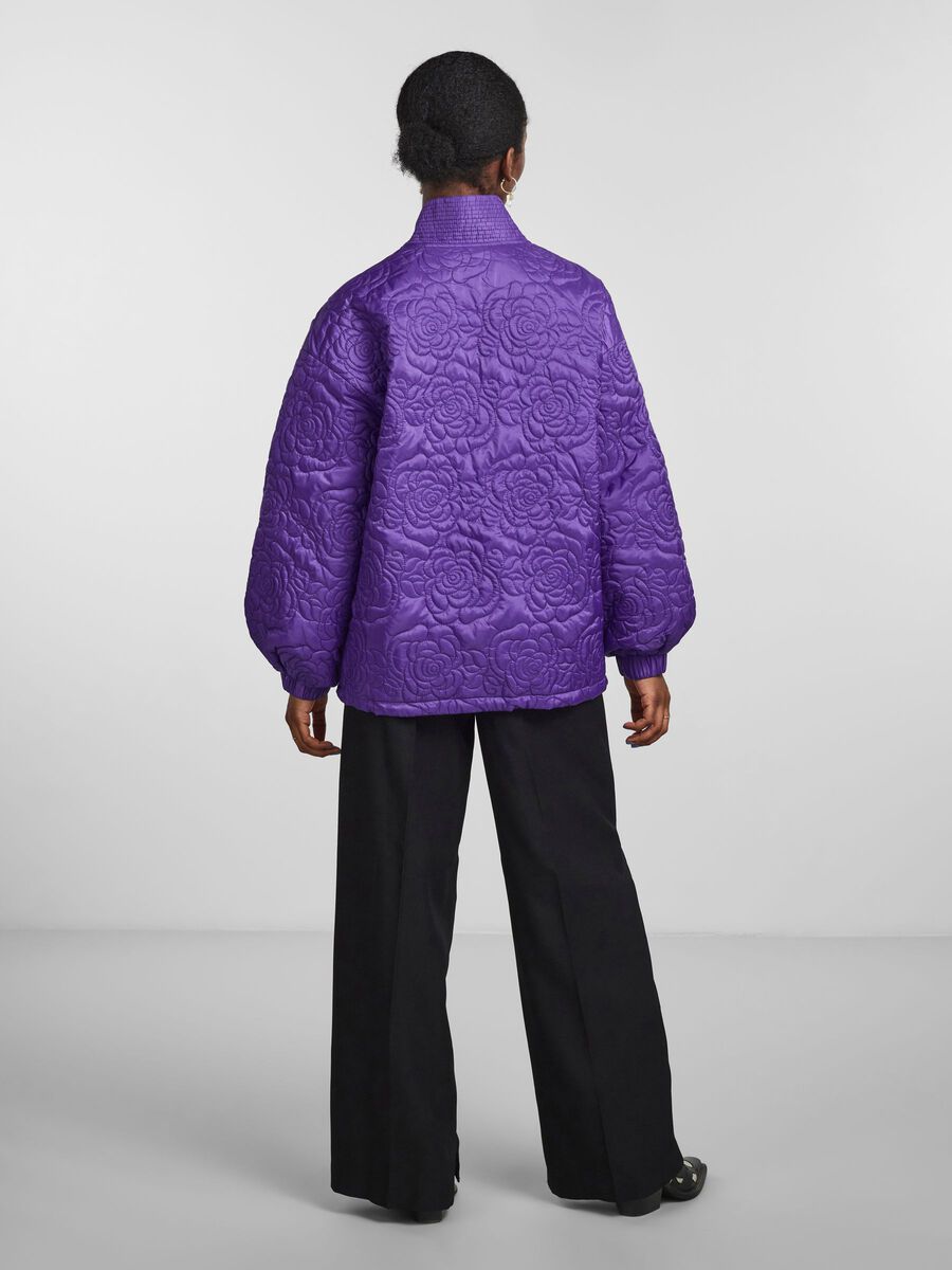 YAS YASLULU QUILTED JACKET, Prism Violet, highres - 26029975_PrismViolet_004.jpg