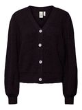 Y.A.S YASISMA KNITTED CARDIGAN, Black, highres - 26029326_Black_001.jpg