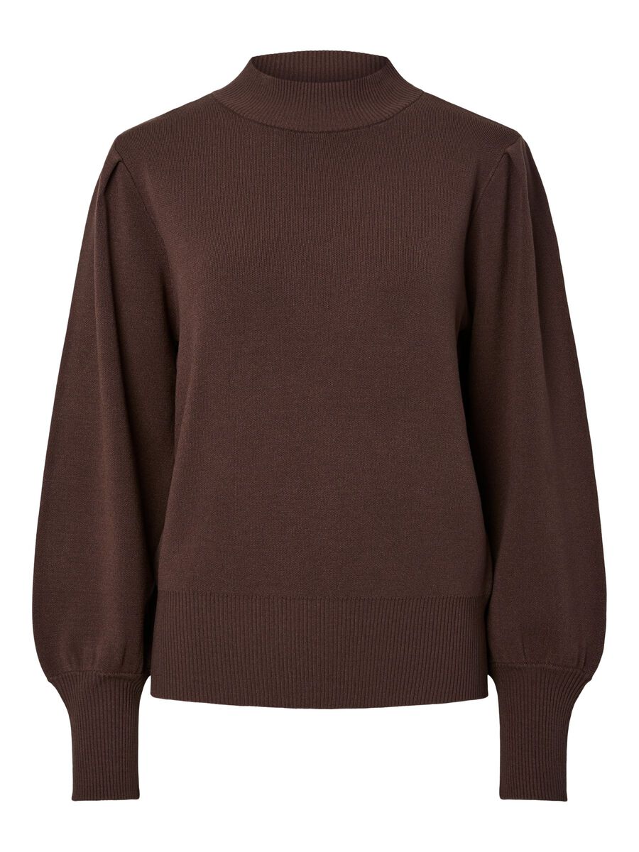 Carousel image - YASFONNY JUMPER, Chocolate Brown | 1