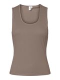YAS YASPALOMA CAMISETA DE TIRANTES, Taupe Gray, highres - 26040000_TaupeGray_001.jpg