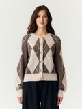 Product image thumbnail 1 YASJOHI WOOL BLEND KNITTED CARDIGAN, Oatmeal