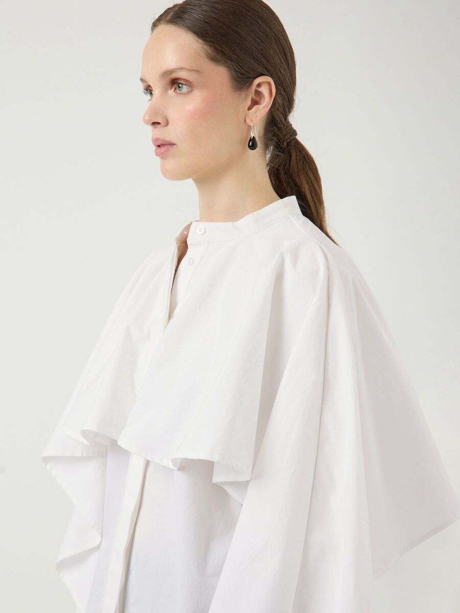 Carousel image - YASLAU CAPE SHIRT, Star White | 3