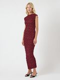Product image thumbnail - YASMERA MIDI DRESS, Tibetan Red | 1