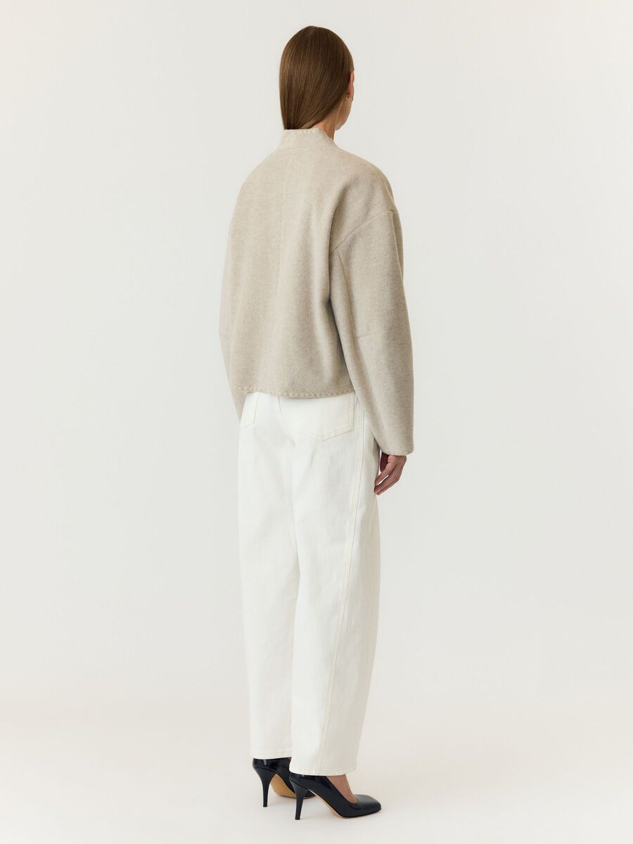 Carousel image 2 YASUMA  JACKET, Taupe Gray