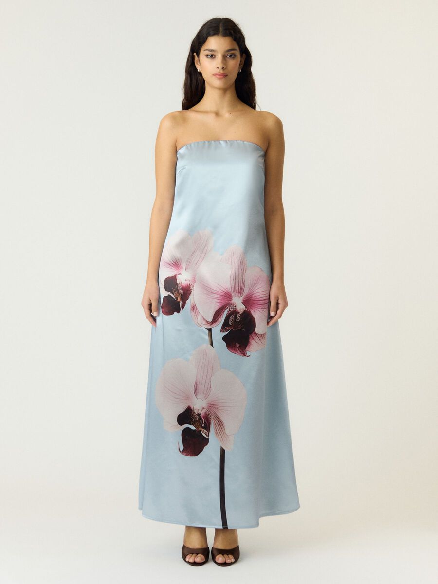 Product carousel image - YASORCHIDA BANDEAU MAXI JURK, Skyway | 1