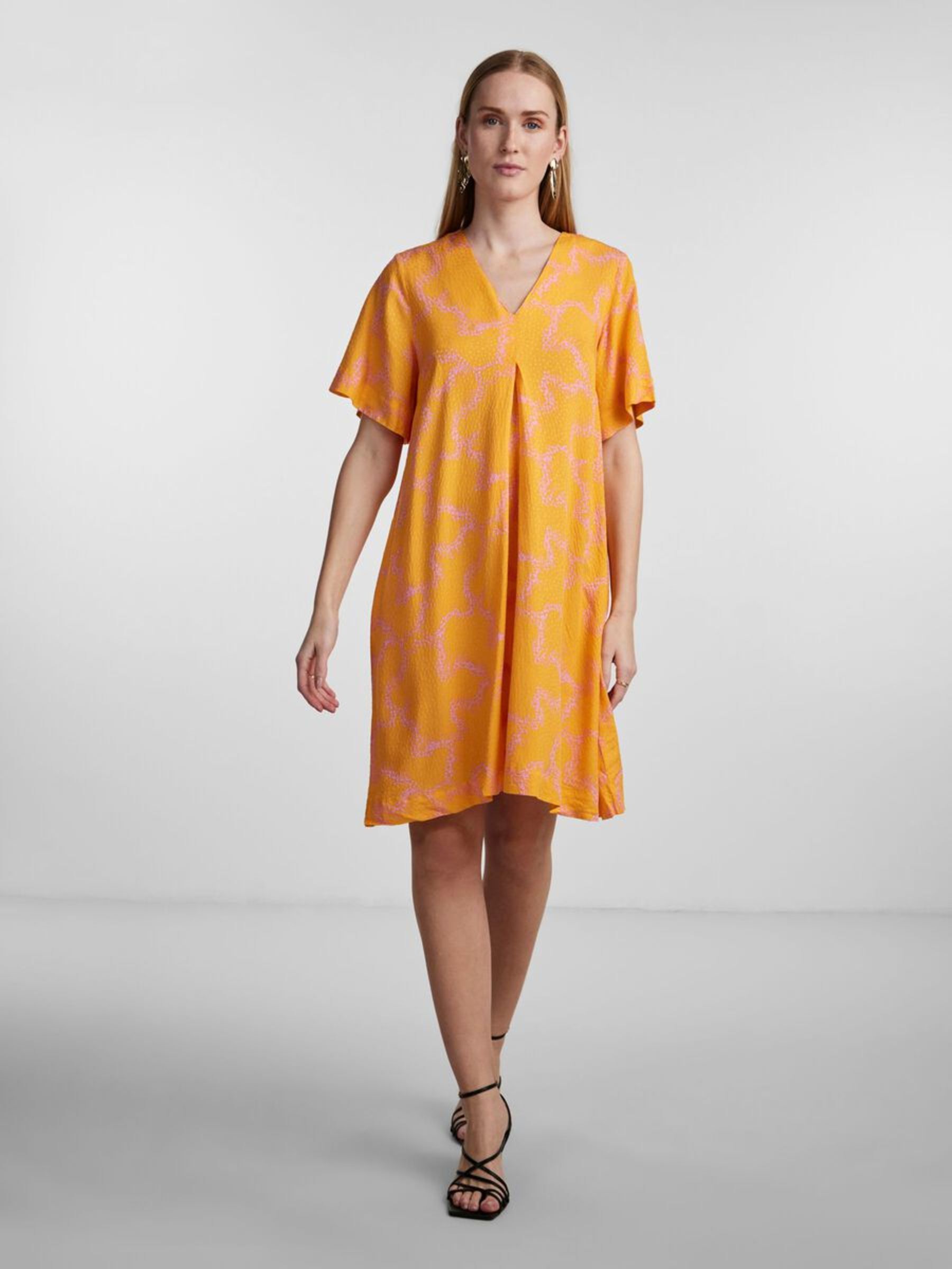 Yas sales jurk oranje