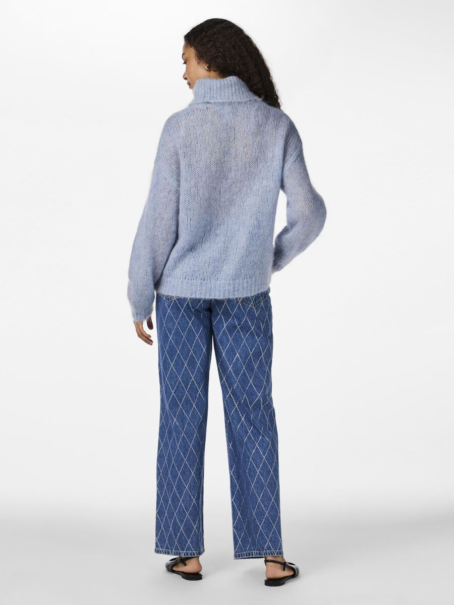YAS SWETER Z DZIANINY, Dusty Blue, highres - 26028150_DustyBlue_004.jpg