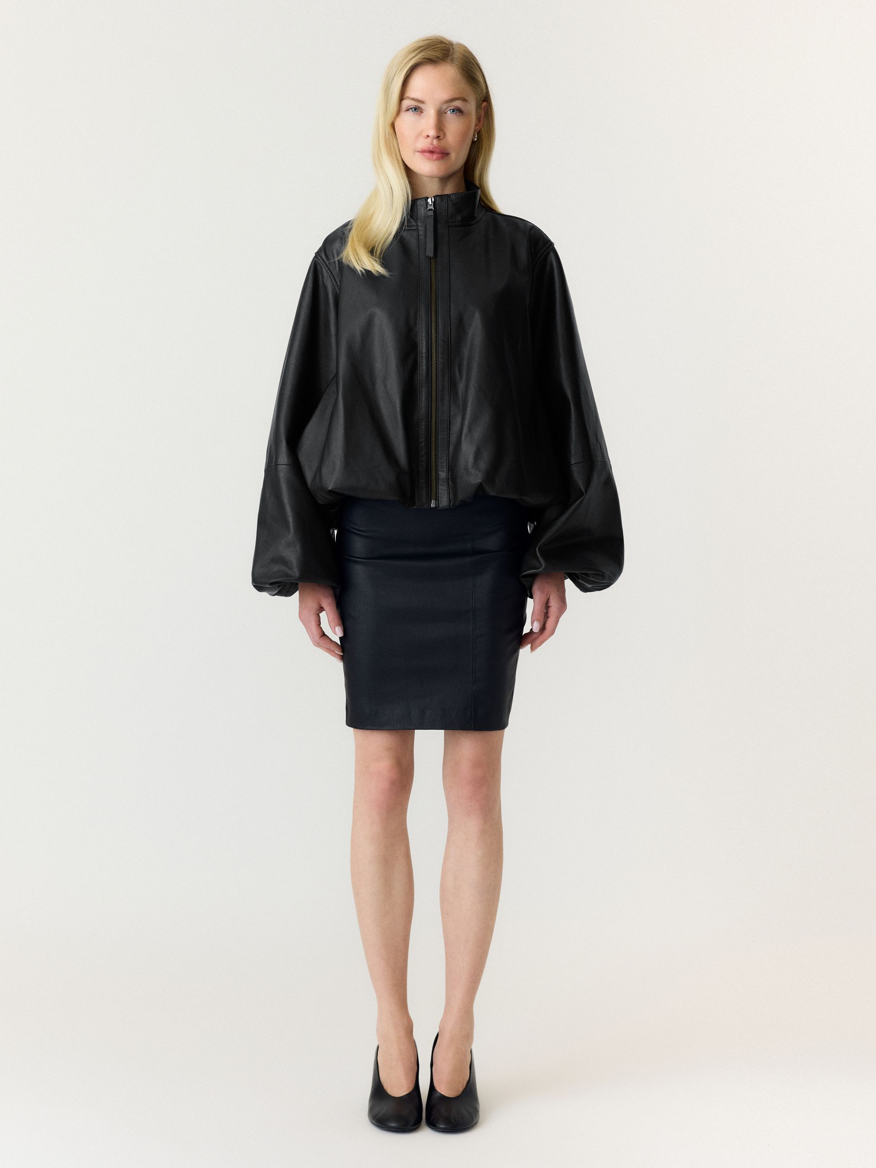 YASISABEL LEATHER JACKET | Black | YAS® Germany