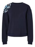 YAS YASBLUGA VERZIERTES SWEATSHIRT, Navy Blazer, highres - 26039247_NavyBlazer_1231919_001.jpg