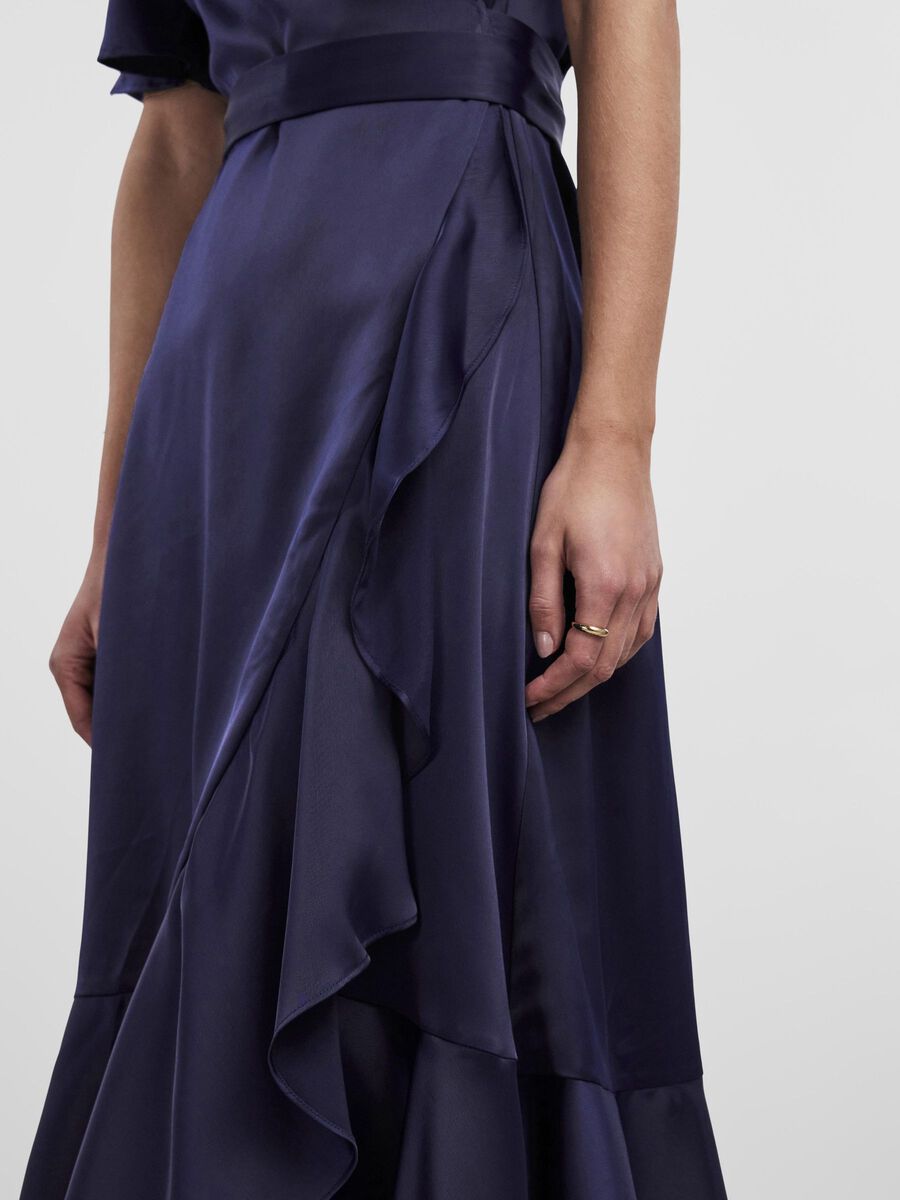 Carousel image - YASTHEA WRAP DRESS, Evening Blue | 3