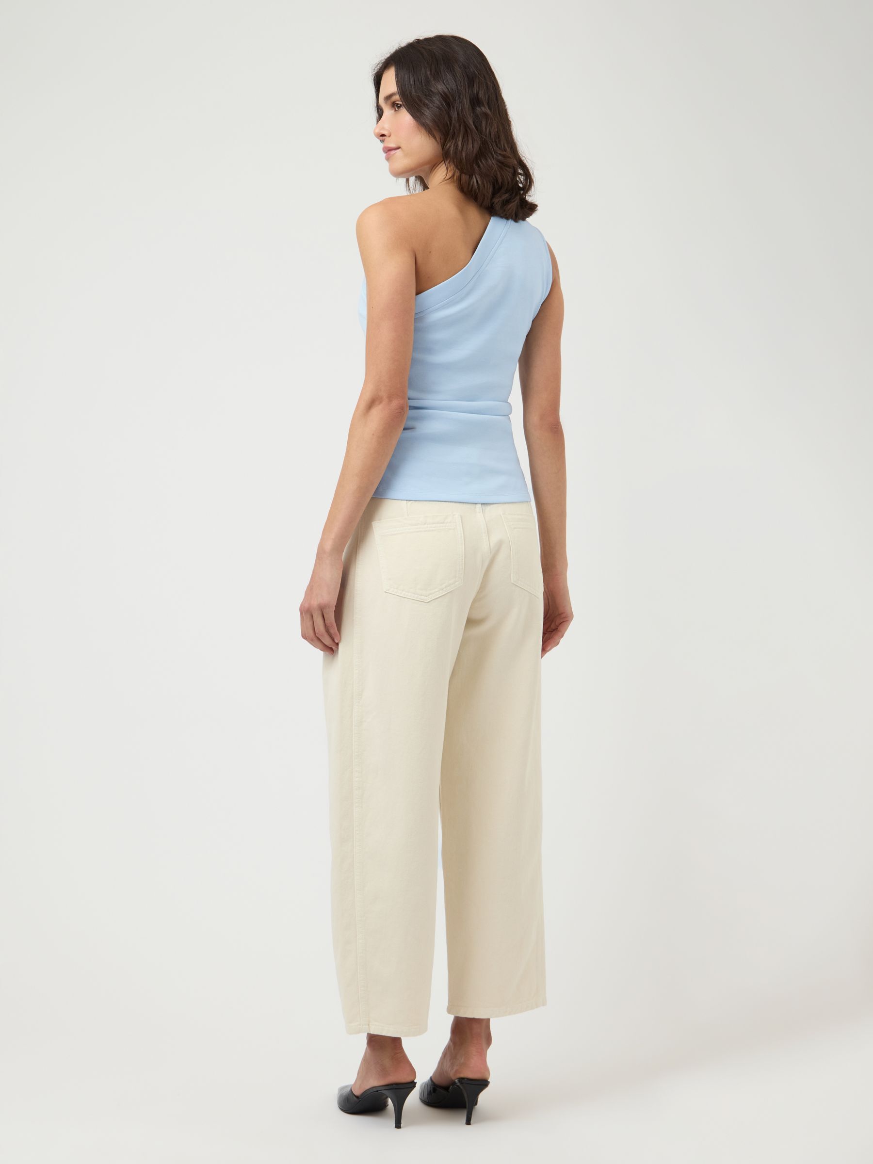 YASVENICE ONE-SHOULDER TOP | Blue | YAS® Denmark
