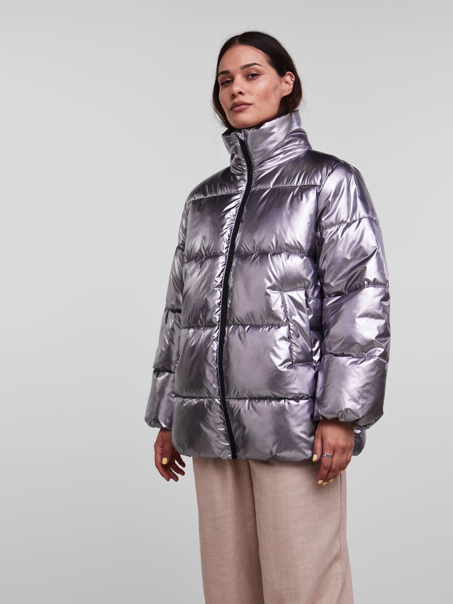 YAS YASSILVO PADDED JACKET, Silver Colour, highres - 26028116_SilverColour_003.jpg