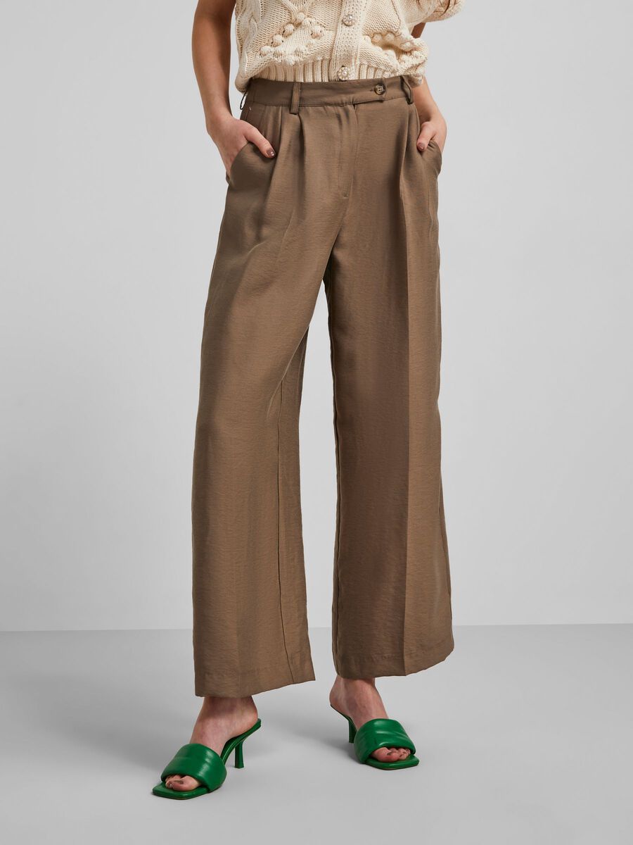Y.A.S YASTALIMA WIDE-LEG TROUSERS, Vetiver, highres - 26025339_Vetiver_003.jpg