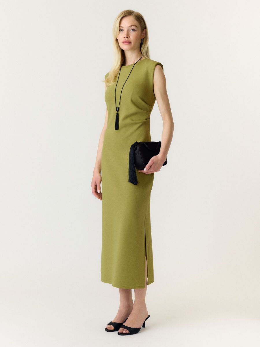 Carousel image 5 YASPINA MAXIKLEID, Moss