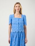 Product image thumbnail - YASFREYA TOP A MANICHE CORTE, Marina | 1