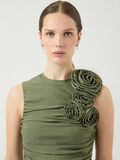 Product image thumbnail - YASDONA MAXI DRESS, Oil Green | 3