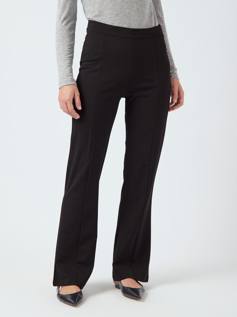 YAS YASRICO FLARED TROUSERS, Black, highres - 26017323_Black_003.jpg