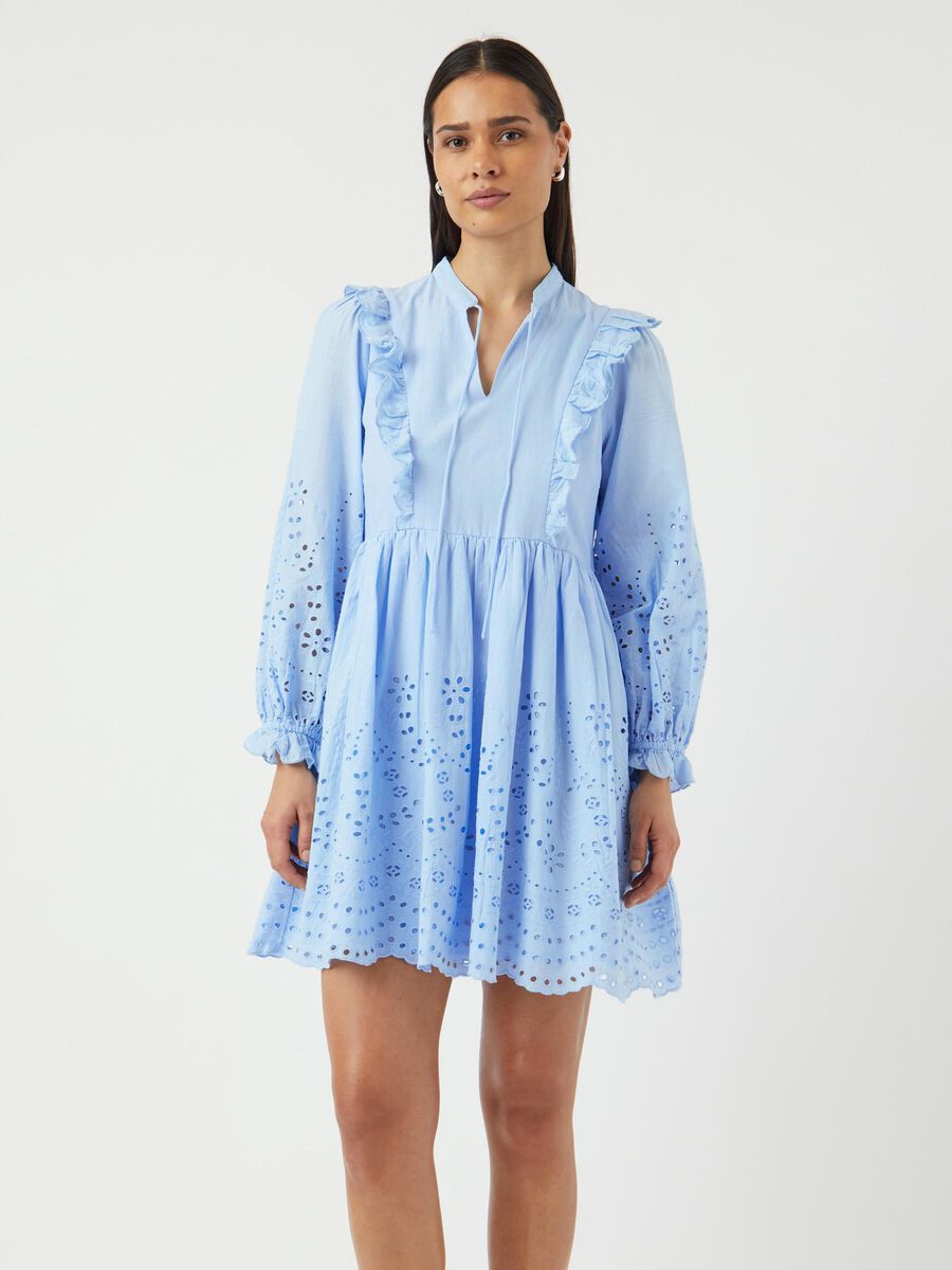 YAS YASLUMA MINI DRESS, Clear Sky, highres - 26036256_ClearSky_003.jpg