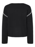 YAS YASSTITCHA  KNITTED PULLOVER, Black, highres - 26032495_Black_002.jpg