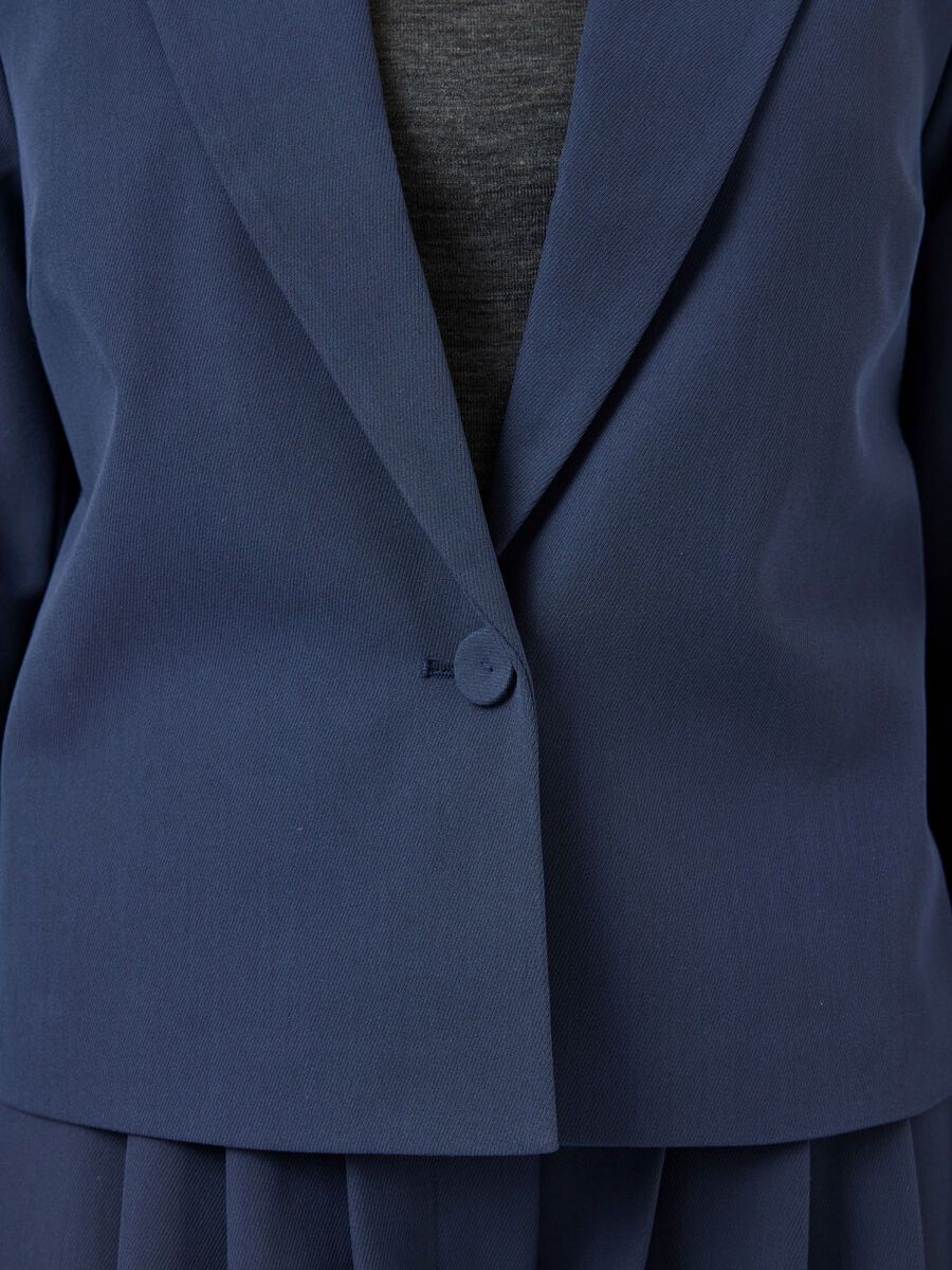 Carousel image - YASDAKOTA CROPPED BLAZER, Navy Blazer | 5