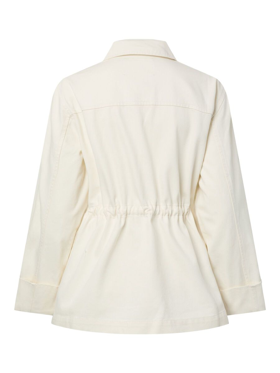 Carousel image - YASLISA DENIM PARKA  JACKET, Ecru | 6