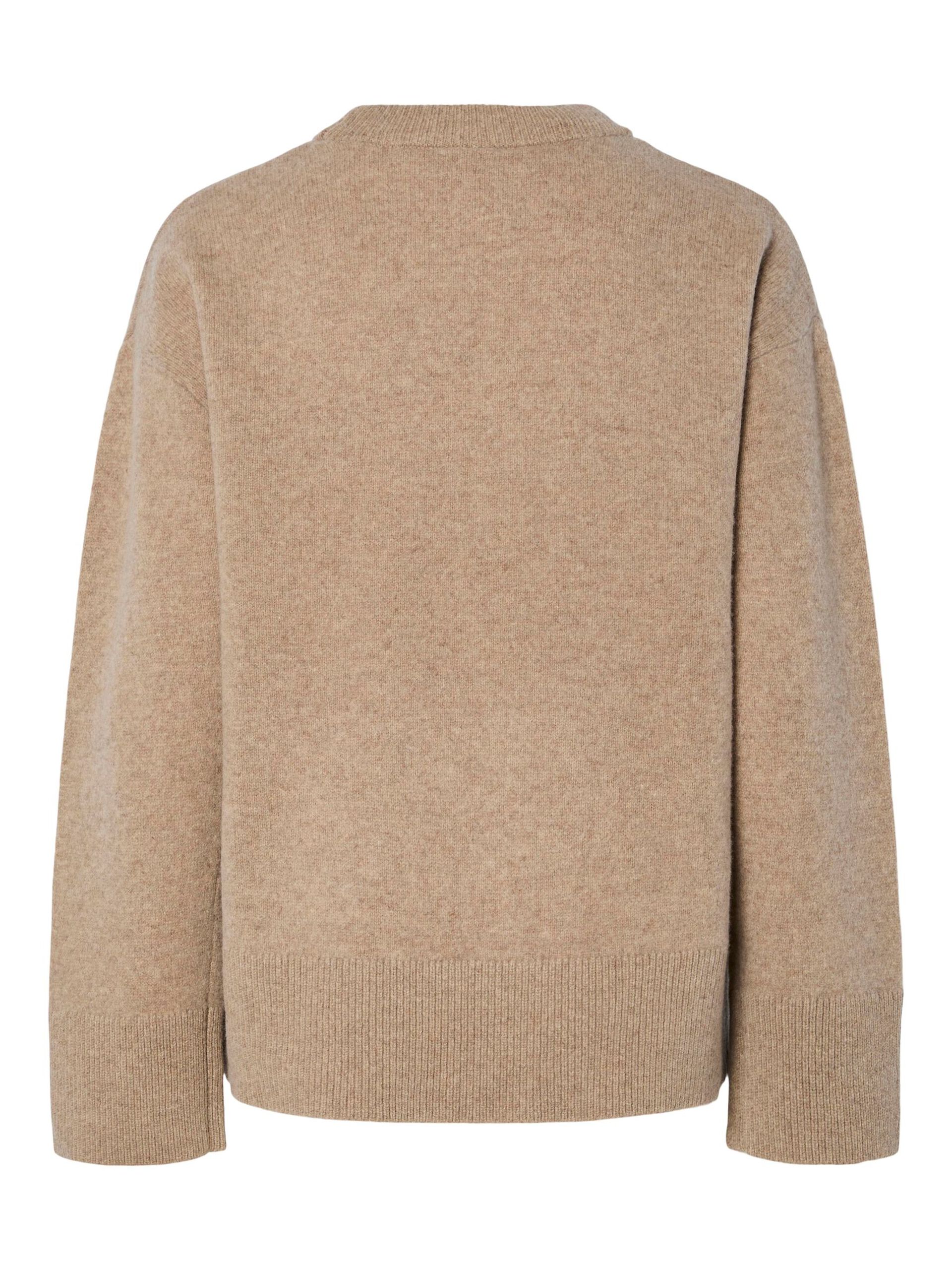Carousel image - YASNOLA KNITTED PULLOVER, Oat Milk | 6