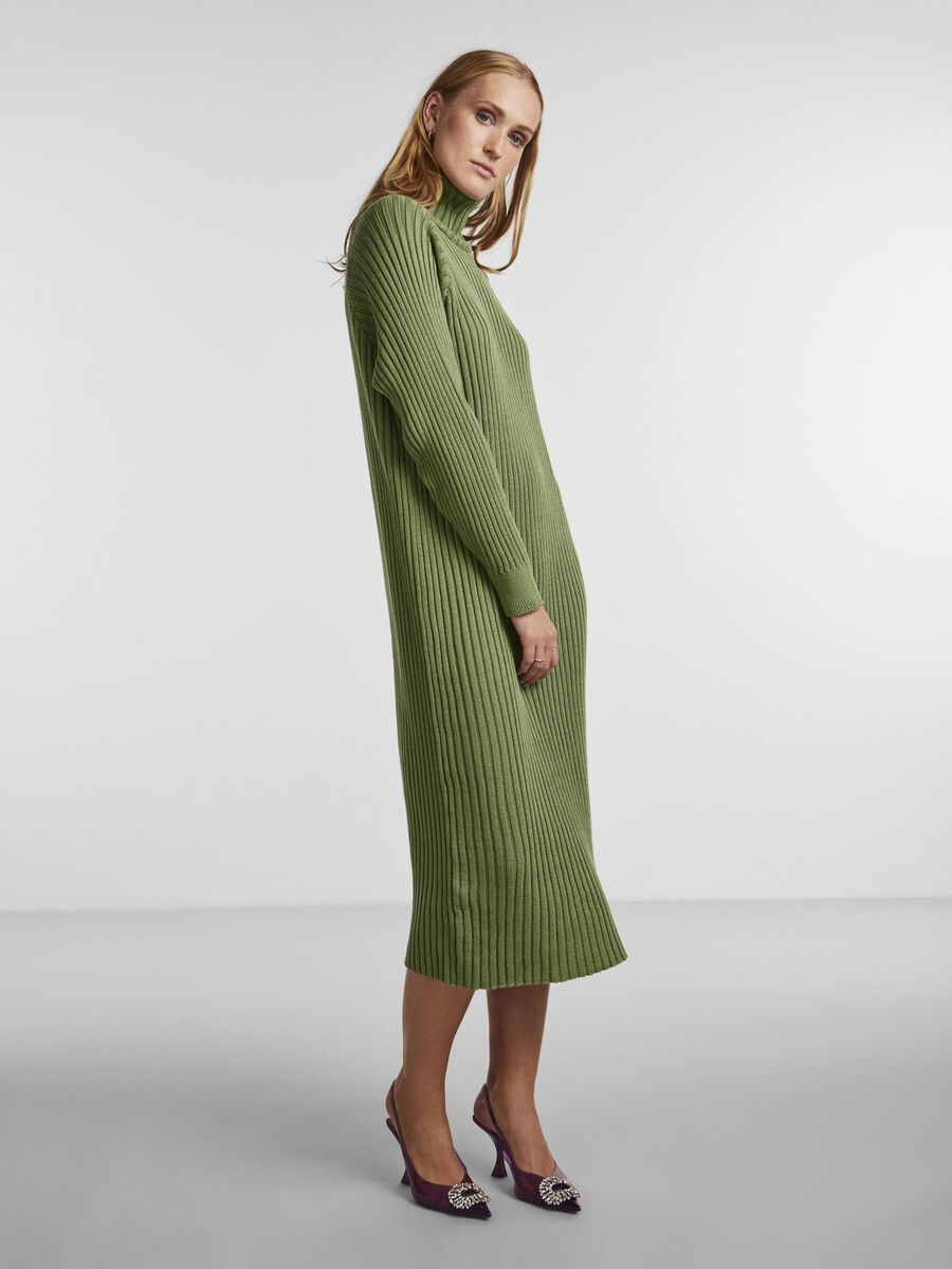 Y.A.S YASMAVI KNITTED DRESS, Loden Frost, highres - 26028660_LodenFrost_005.jpg