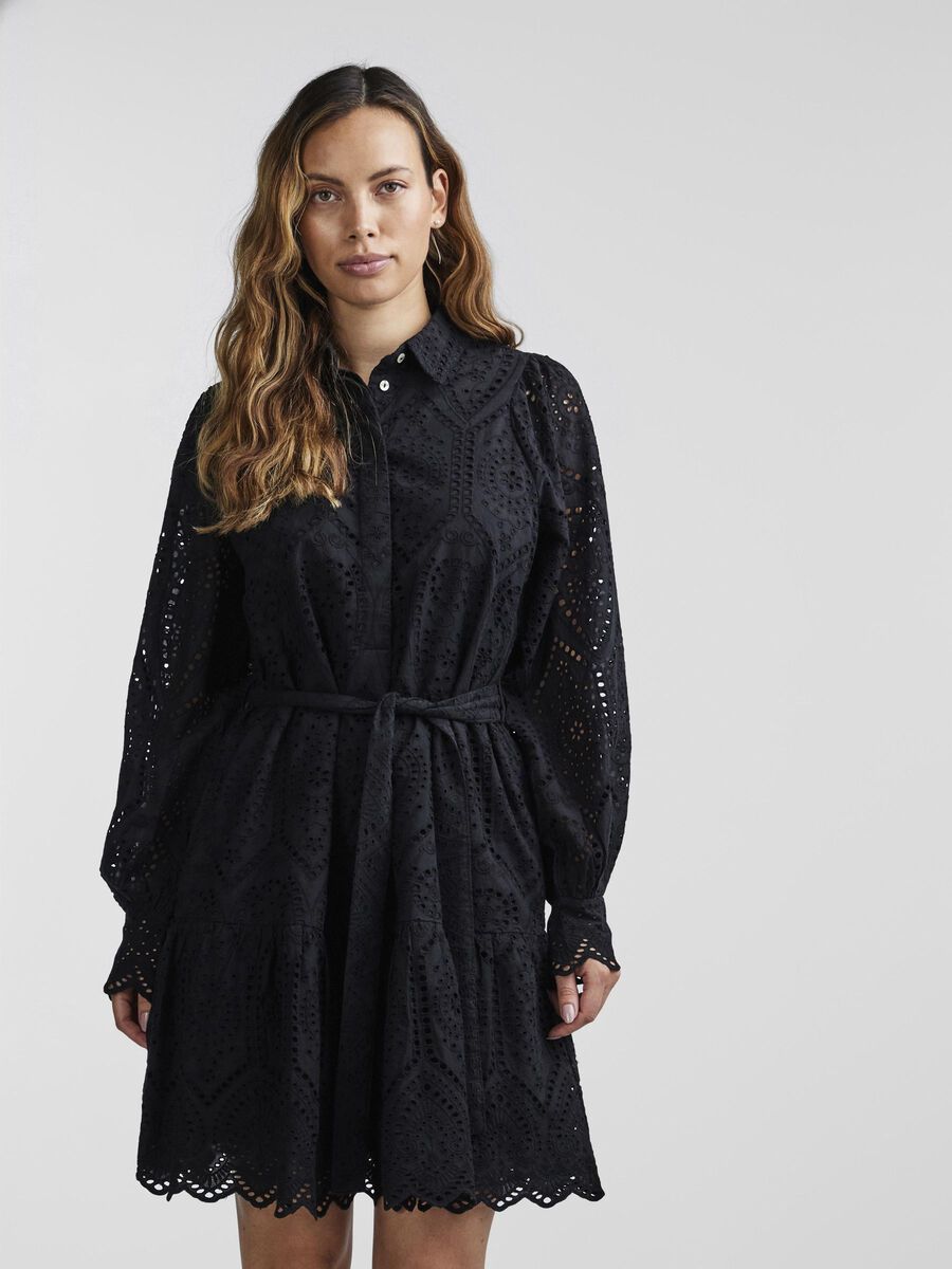 YAS YASHOLI MINI DRESS, Black, highres - 26030709_Black_003.jpg