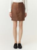 Product image thumbnail 1 YASGEEMA HW LEATHER MINI SKIRT, Cocoa Brown