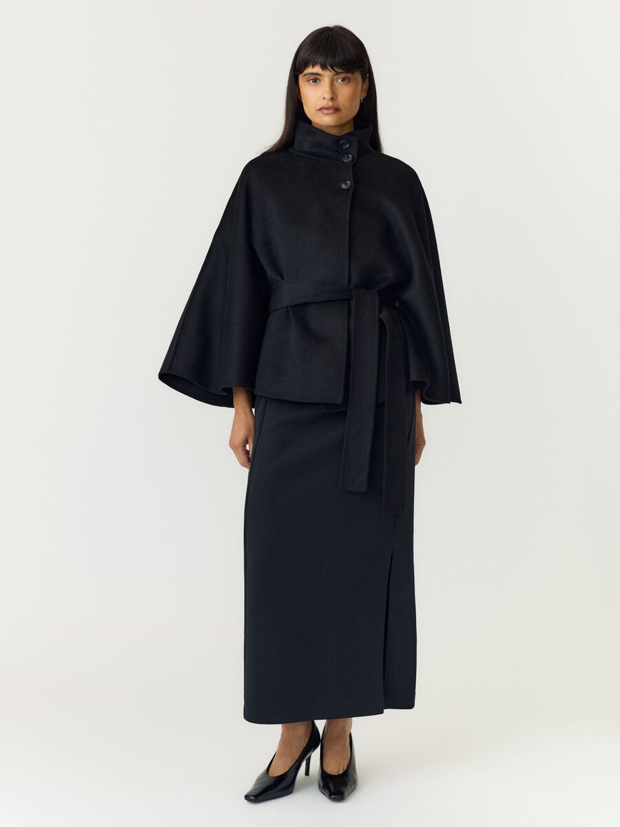 Carousel image 4 YASALMIO HANDMADE WOOL BLEND  JACKET, Black