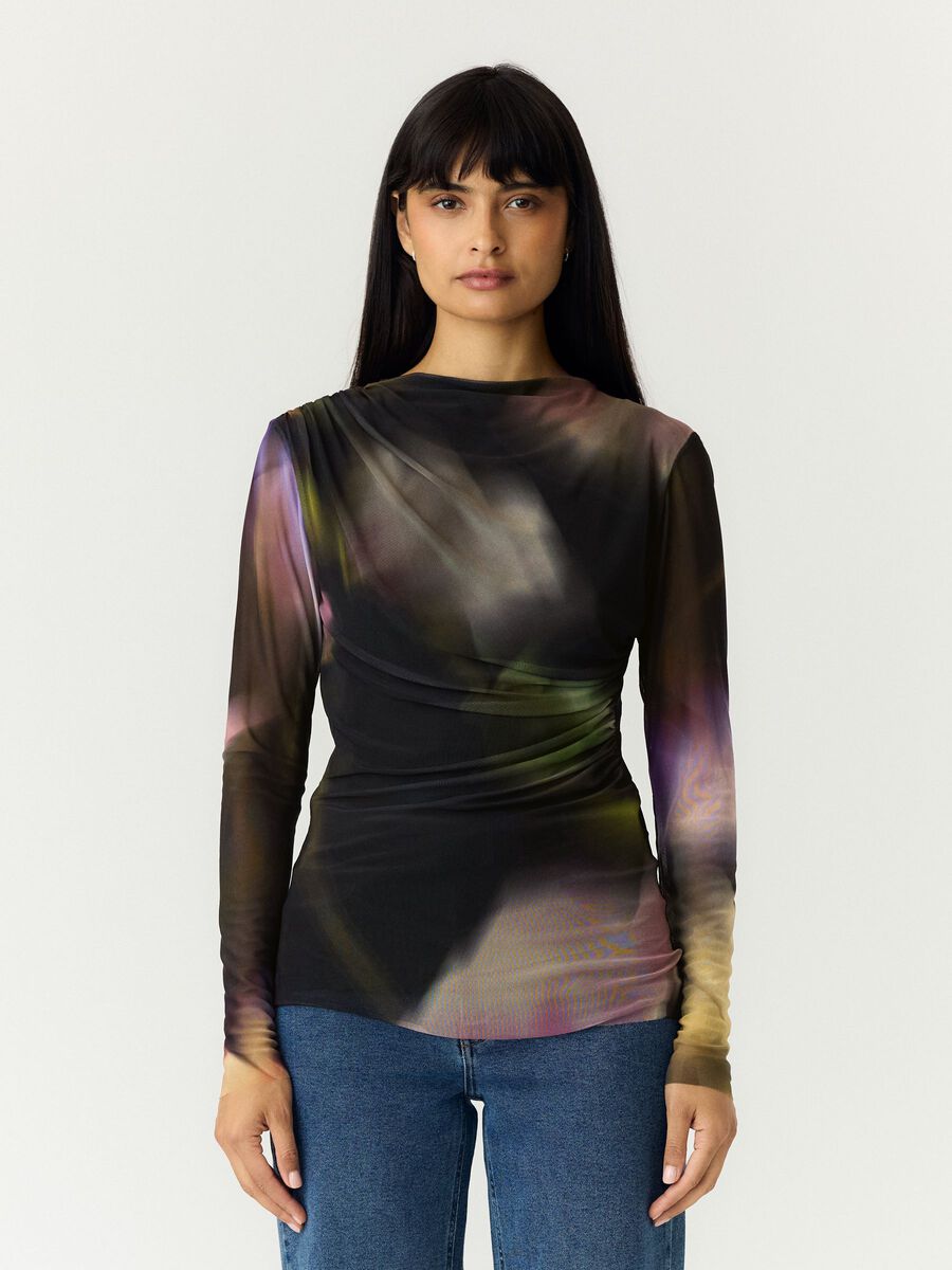 Product tile image YASSHAMA LS MESH  TOP, Black 26041874_Black_1321865