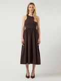 Product image thumbnail - YASMIRI  MIDI DRESS, Chocolate Brown | 1