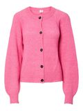 Product image thumbnail - YASJOHI WOOL  KNITTED CARDIGAN, Begonia Pink | 6