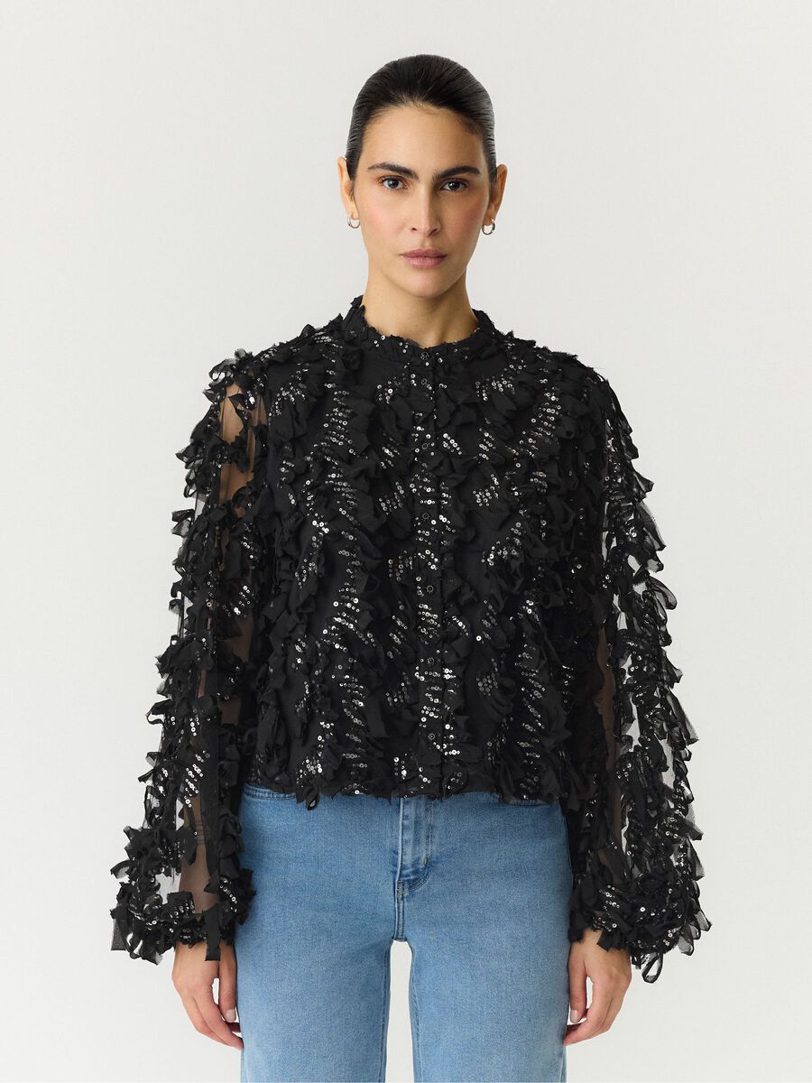 Product tile image YASABELONE LS SHIRT, Black 26041854_Black