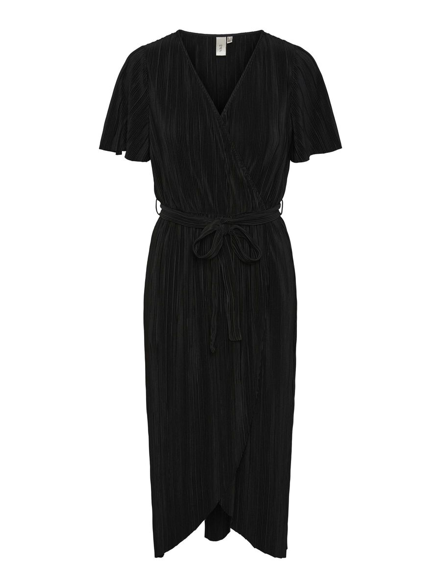 YAS YASOLINDA MIDI DRESS, Black, highres - 26032679_Black_001.jpg