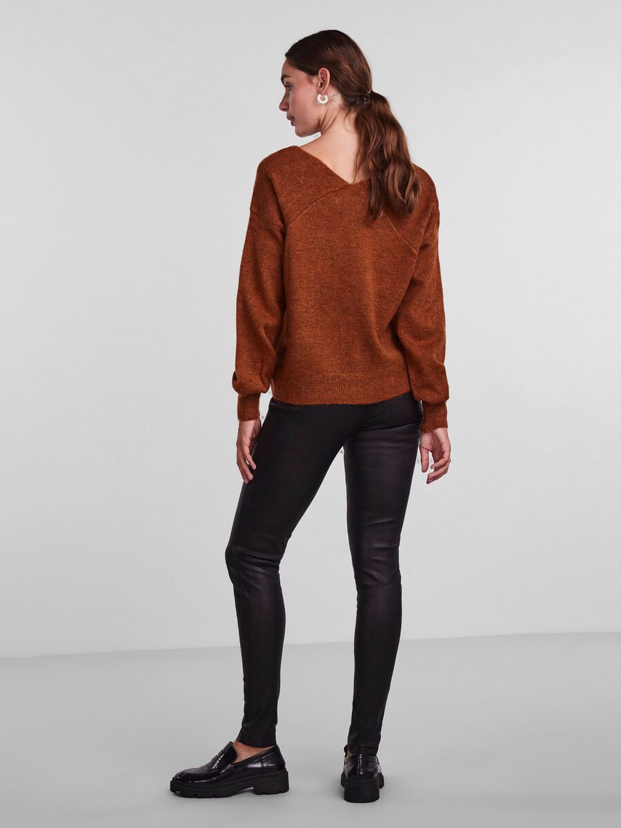 Y.A.S YASEMMY KNITTED PULLOVER, Rust, highres - 26029033_Rust_004.jpg