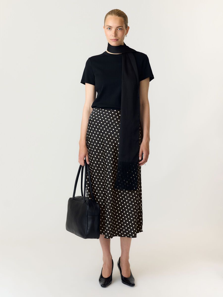 Carousel image 5 YASPELLA MIDI SKIRT, Black