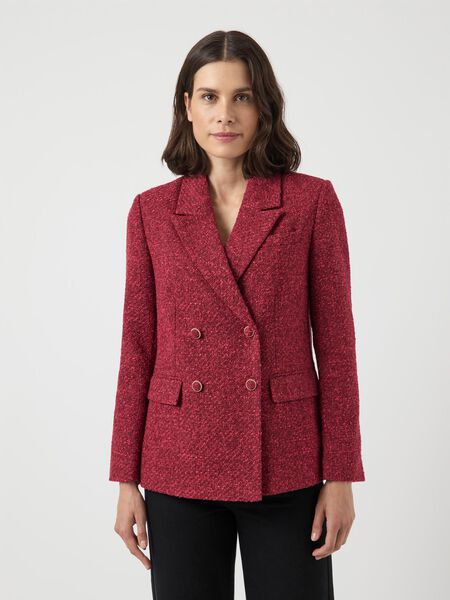 YAS YASPETRA BOUCLÉ BLAZER, Tibetan Red, highres - 26037950_TibetanRed_1197833_003.jpg
