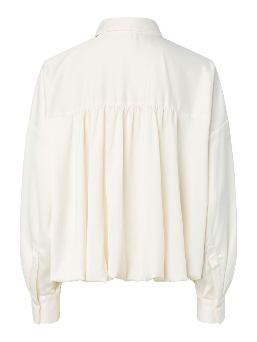 Product carousel image - YASPELLA BOBLEKANT SKJORTE, Pristine | 2