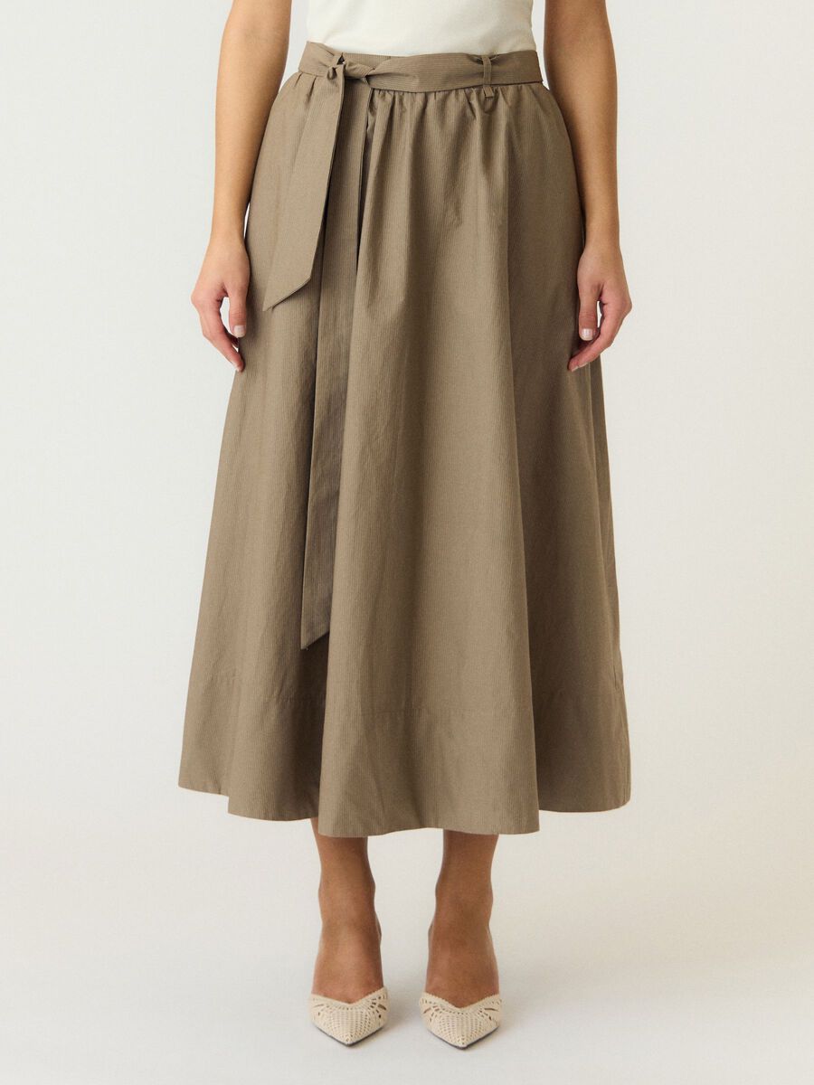 Carousel image 1 YASTIMBER HW MAXI SKIRT, Timber Wolf