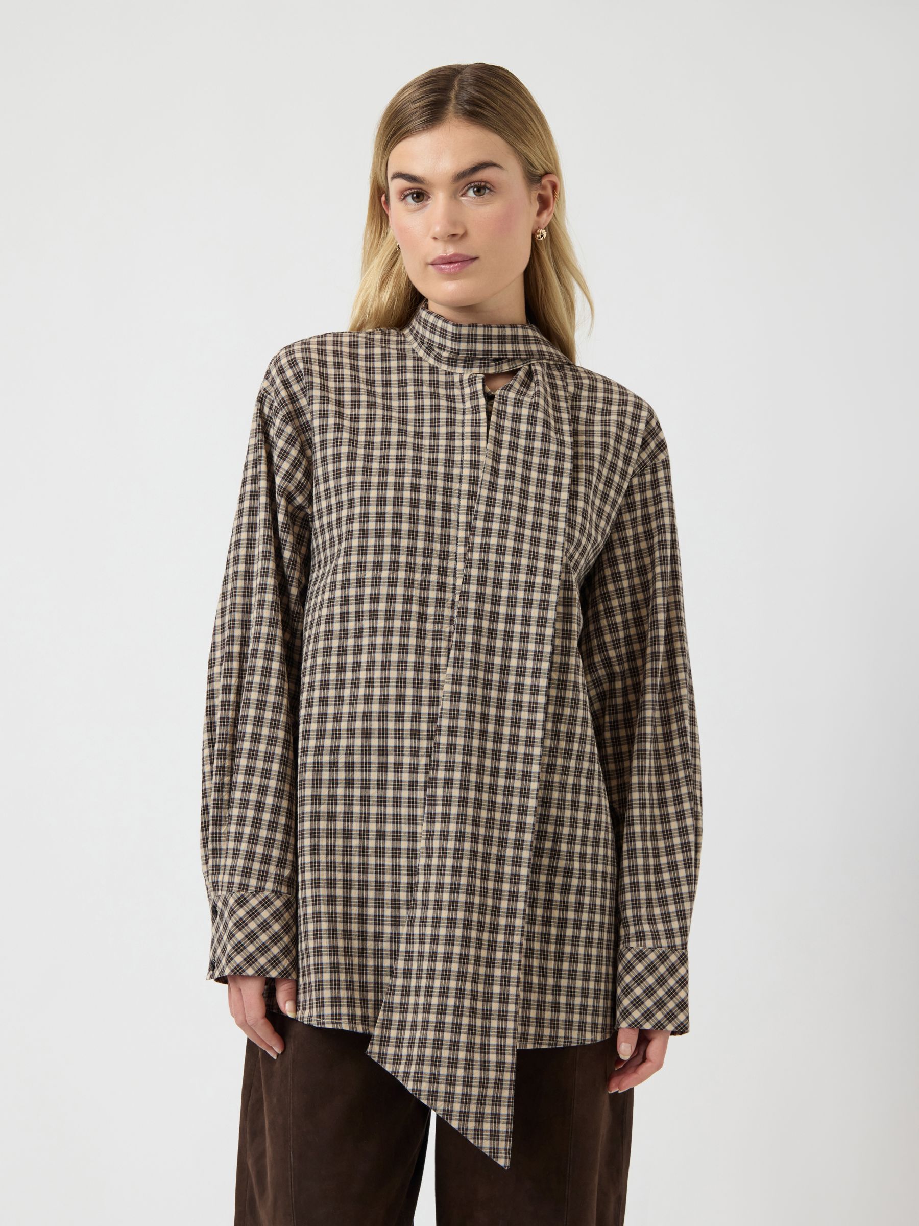 YASCARLINA LONG SHIRT | Brown | YAS® Sweden