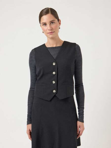 YAS YASRIU CLASSIC  WAISTCOAT, Black, highres - 26040149_Black_003.jpg